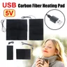 5V USB Warm Paste Pad Pad riscaldante in fibra di carbonio scaldavivande pellicola riscaldante a