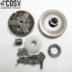 Kit cuscinetto ingranaggio a vite senza fine tamburo pompa olio cerchione pignone frizione per pezzi di ricambio motosega cinese 4500 5200 5800 45Cc 52Cc 58Cc
