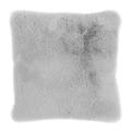 andiamo Kissen Cingoli - Kunstfell Dekokissen geeignet als flauschiges Kuschelkissen oder Deko Kissen für eine gemütliche Atmospähre in Ihrem Haus 40 x 40 cm 1 Stück Grau