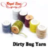 8yards/spool dirty bug yarn baetis caddis ninfa fly & shrimp fly dubbing thread screziato dubbing