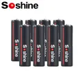 Soshine 2600mWh batterie al litio ricaricabili USB 1.5V AA batteria agli ioni di litio 1200 volte