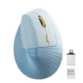 Mouse wireless verticale Mouse ergonomico USB e tipo C ricaricabile per computer notebook Mac iPad