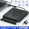 Scrittore CD per PC Interfaccia USB portatile Driver DVD per interni ed esterni antiurto Lettore