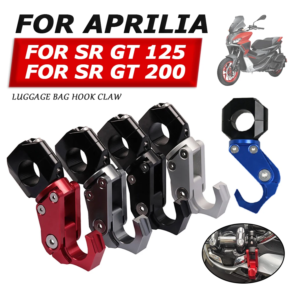 Per Aprilia SRGT200 SR GT 200 SR GT 125 SR200 GT Accessori Moto Borsa per Bagagli Gancio Artiglio Gancio Crotchet Grip Supporto per Casco