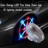 4 modalità 12 LED RGB Car Auto Solar Energy Flash Wheel Tire Light Lamp Decor Car Wheel Light Hub