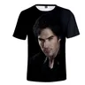 Serie TV The Vampire Diaries damomo Salvatore helen johnson ryan Salvatore 3D T-Shirt uomo/donna