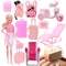 BJD Carrello portaoggetti per accessori per casa delle bambole per lo shopping Viaggio all