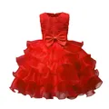 Flower Girl Dress For Wedding Baby Girl 2-8 anni compleanno abiti bambini ragazze prima comunione