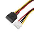 Cavo di alimentazione da 4 pin VH3.96 a SATA per telecamera IP Hikvision DAHUA Mini VCR CCTV Alimentazione disco rigido 0,3 m 0,4 m