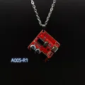 Y2K Cyberpunk collana PCB ciondolo bordo elettrico collana per e-girl donna Hip Hop collana in acciaio inossidabile Ins