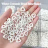 White AB Ceramic Bead Mix 14 Shape Flat Back Nail Art strass per ha scelto 3D Manicure Beauty