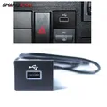 Auto Nero Adattatore di Ingresso USB Audio Radio u-disk flash Presa Cavo di Interfaccia Per Ford
