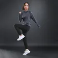 Autunno sottile donna Running T shirt palestra fitness maniche lunghe felpe allenamento ad