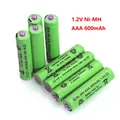 Batterie 1.2V NI-MH AAA 600mAh Batteria ricaricabile nimh 1.2V Ni-Mh aaa Per auto telecomandate elettriche Giocattolo RC ues