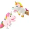 30 cm Unicorno Burattini a mano Giocattoli di peluche La bocca può spostare Pony Bambole Giochi