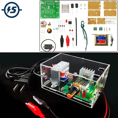Modulo di alimentazione regolatore di tensione regolabile LM317 Kit elettronico fai-da-te con suite
