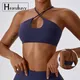 New Sexy Corss reggiseno sportivo palestra Top donna allenamento donna abbigliamento Yoga Fitness