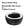 MD-FX per Minolta MD / MC mount lens - Fujifilm X Mount Adapter Ring MD-X MC-FX MC-X