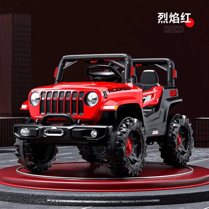 Auto Elettrica per Bambini 12V 7AH con Batteria Grande - Veicolo Fuoristrada 4WD con Telecomando a Quattro Ruote, Trasporto di Qualità per Bambini