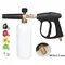 Pistola per schiuma da neve ad alta pressione per lavatrice per auto M14 x 1,5 mm 1/4 "Sgancio rapido con 5 ugelli Pistola ad acqua per lavatrice per auto Strumenti per la pulizia dell