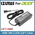 LZUMWS 19V 2.37A 45W 3.0*1.1mm caricatore adattatore per Laptop AC per Acer Aspire S7 S7-392/391