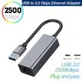 Adattatore Ethernet Gigabit LAN da USB 3.0 a 2.5G RTL8156B 2500/1000/100Mbps scheda di rete USB C