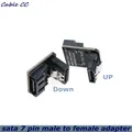 SATA 7 pin femmina a maschio adattatore a gomito con angolo di 90 gradi custodia per computer scheda madre cavo dati seriale SATA con blocco