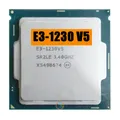Xeon E3-1230V5 CPU 3.40GHz 8M 80W LGA1151 E3-1230 V5 processore Quad-core E3 1230 V5 E3 1230 V5