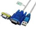 Nuovo USB a RS232 Porta COM Porta seriale Cavo DB9 a 9 pin Convertitore adattatore seriale con adattatore femmina Supporta Windows 8 Nessun CD