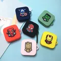 Custodia protettiva per auricolari Marvel in silicone per Xiaomi Air 2 SE Scatola per cuffie Bluetooth per cartoni animati per auricolari Xiaomi Cover con gancio
