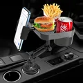 Vassoio porta telefono universale per tazza da auto tavolo da auto girevole a 360 gradi per Slot per
