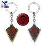 HEYu Hot Game World of War Craft WOW Horde Logo Alliance Hearthstone portachiavi accessori per