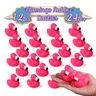 12/24 Pcs Flamingo Rubber Duckies Bulk Pink Flamingos Bath Toys Floating Squeak Flamingo Toy anatre