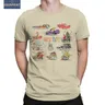 Magliette da corsa stravaganti anni '60 T-Shirt da uomo 100% cotone per il tempo libero O collo
