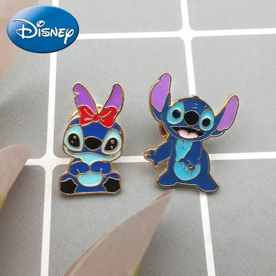 Spilla Disney Cartoon Classic Fashion Anime Pin Stitch Badge LinaBell accessori moda spilla smaltata