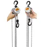 KACC Mini Hand Chain Hoist Hook Mount 0.25/0.5 Ton capacità 3M Lift certificato CE sollevamento