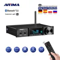 AIYIMA D05 Home Theater APTX Bluetooth 5.0 Amplificatore di potenza Amplificatore 120Wx2 Amplificatore subwoofer audio digitale USB DAC Amp