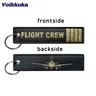 1 pz 2 pz 3 pz Set vendita Golden Flight Crew modello aereo entrambi i lati ricamo moto Tag