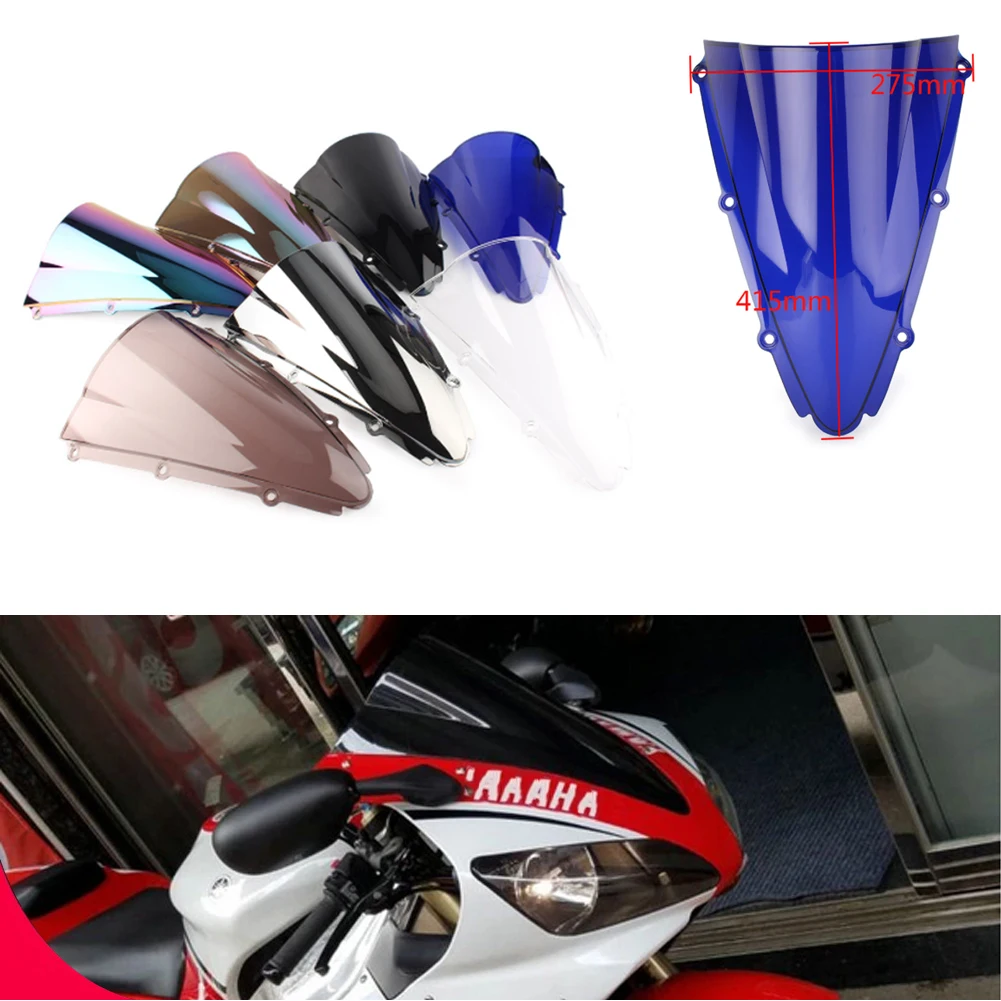 Parabrezza moto parabrezza schermo moto deflettore parabrezza per Yamaha YZF 1000 R1 2000 2001 YZFR1 00 01 YZF-R1