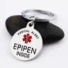 Etichetta Epipen etichetta borsa Epipen-etichetta ESA-cerniera Pull-portachiavi con etichetta