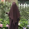 Extra lungo triangolo Khimar foulard Hijab Dubai copricapo turco foulard copricapo per le donne