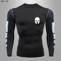 T-Shirt sportiva di alta qualità da uomo MMA Dry Fit Rashguard Fitness Gym Boxing Jujitsu Muay Thai