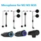 Maxto M2 M3 M3S Microfono per cuffie 2 in1 Accessori per auricolari Tuta per moto Interfono per