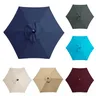 3m 6 costole/8 costole parasole panno sostituibile copertura parasole a Banana per esterni panno