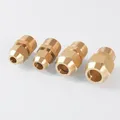 Raccordi per tubi svasati in rame 1/8 "1/4" 3/8 "1/2" filettatura maschio 6mm 8mm 10mm 12mm raccordi