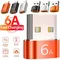 1-3PCS USB Tipo C Femmina A USB A Maschio Adattatore Convertitore OTG Adattatori Per Cellulari Per