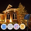 Luci a stringa solari da esterno 200 LED 8 modalità luci a fata alimentate a energia solare luci