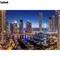 Kit punto croce pittura diamante 5d Dubai modern city night view 5D fai da te pieno quadrato rotondo