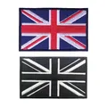 British flag U.K Patch inghilterra gran bretagna fascia da braccio ricamata Patch Hook Loop Iron On