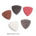 Longteam 3 pezzi colore casuale vera pelle di pecora Ukulele Picks pelle di pecora professionale